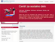 Tablet Screenshot of csd-slovenija.org